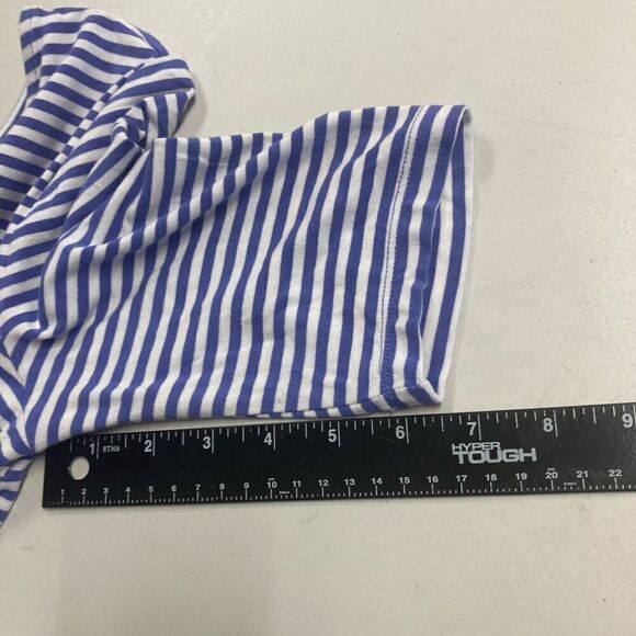 OLD‎ NAVY Women’s Blue & White striped Nautical shift  Dress Size Medium - Picture 3 of 7